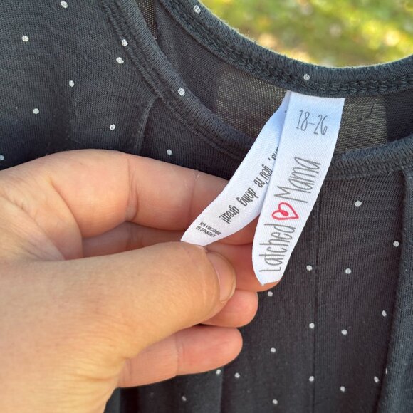 Latched Mama Printed Nursing Romper (Maternity or Nursing Friendly) - Picture 6 of 9